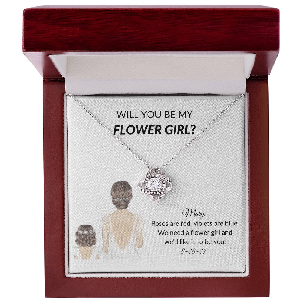 Personalized Flower Girl Proposal Card Gift