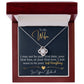 To My Wife Last Everything Love Knot Necklace