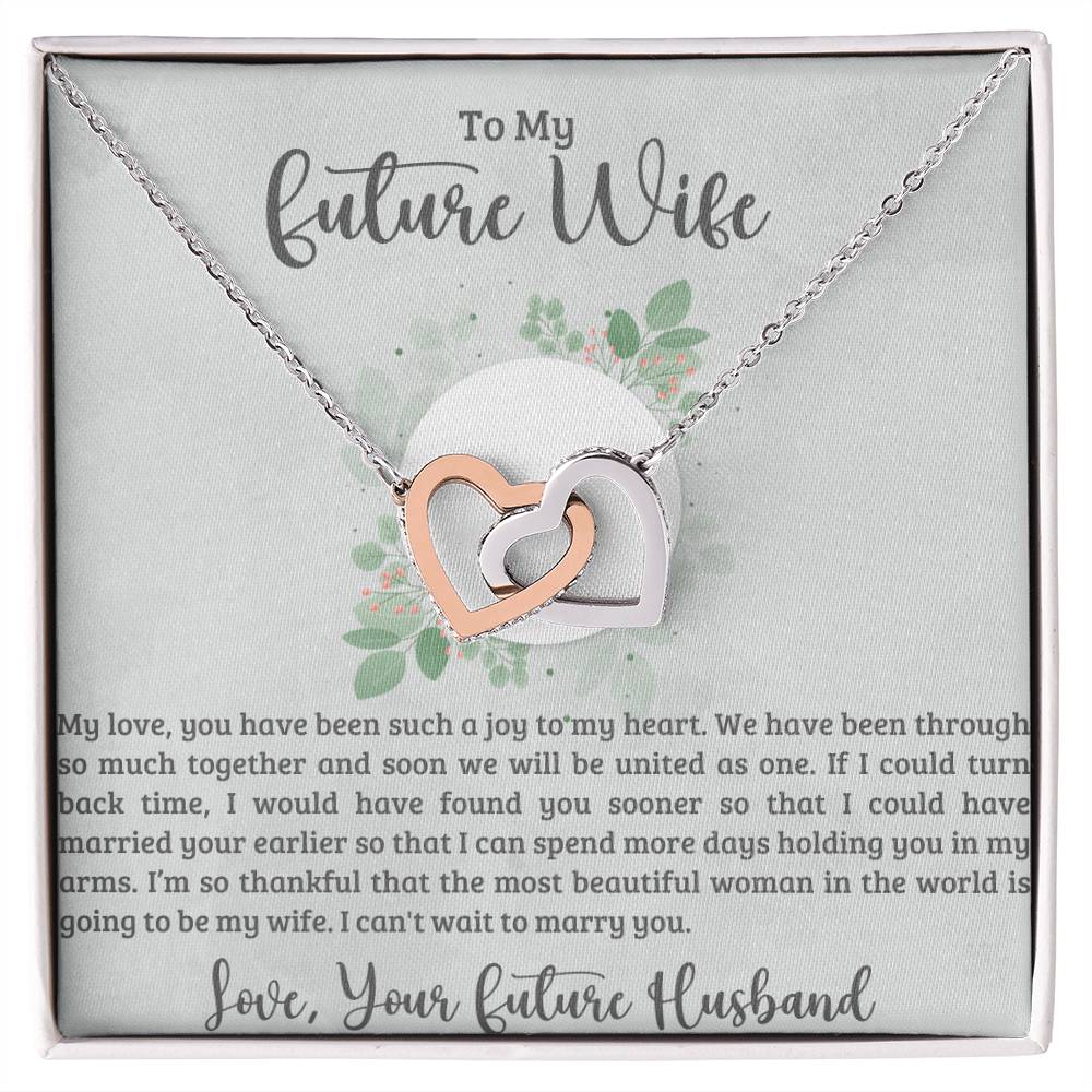 Future Wife Interlocking Hearts Necklace