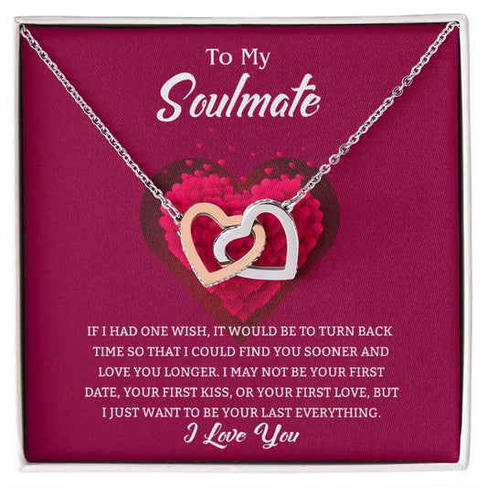 Soulmate Interlocking Hearts Necklace
