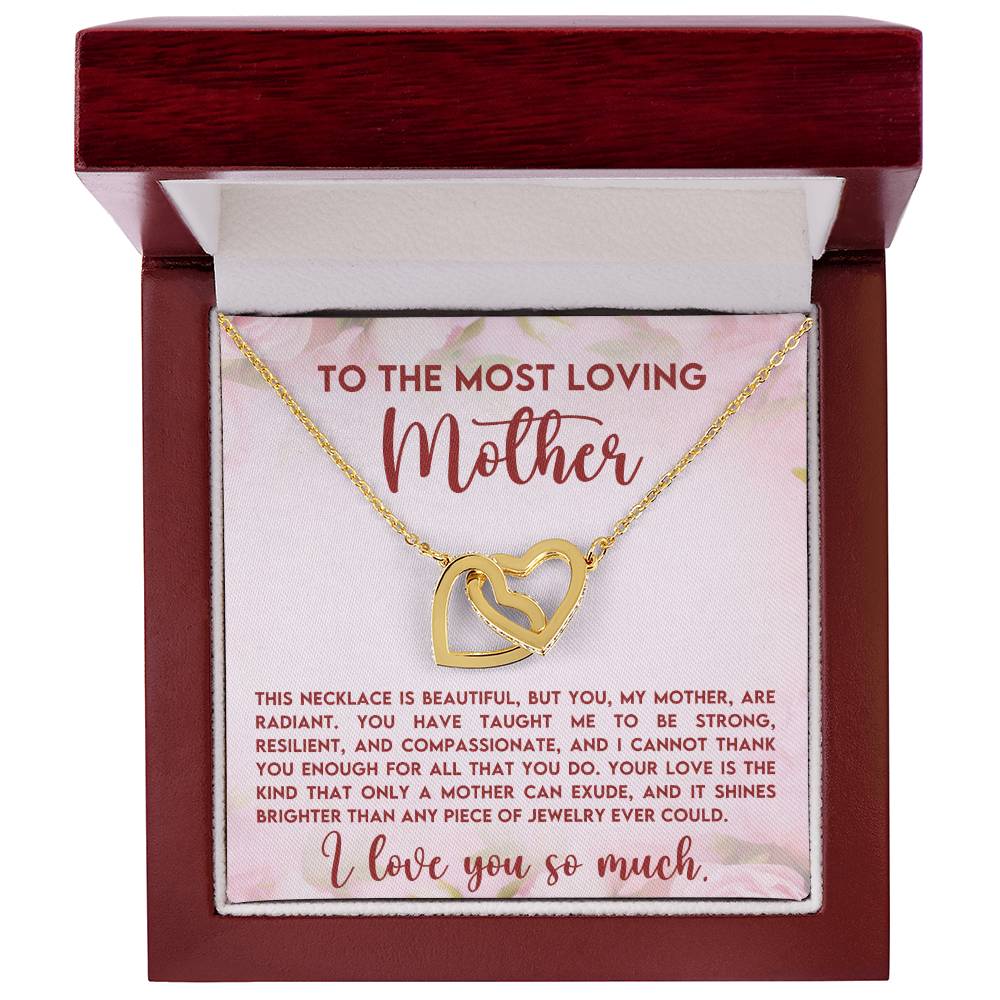 Loving Mother Interlocking Hearts Necklace