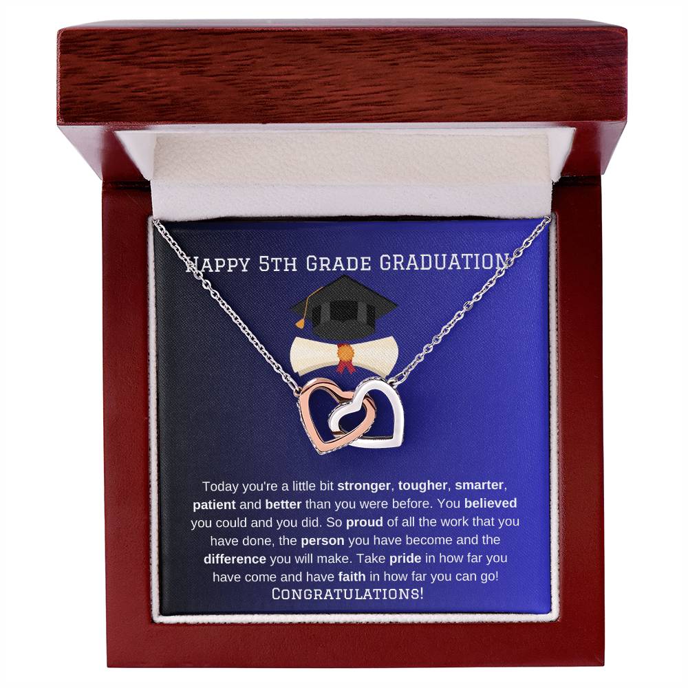 5th Grade Graduation Necklace Gift