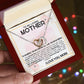 Mother My World Interlocking Hearts Necklace