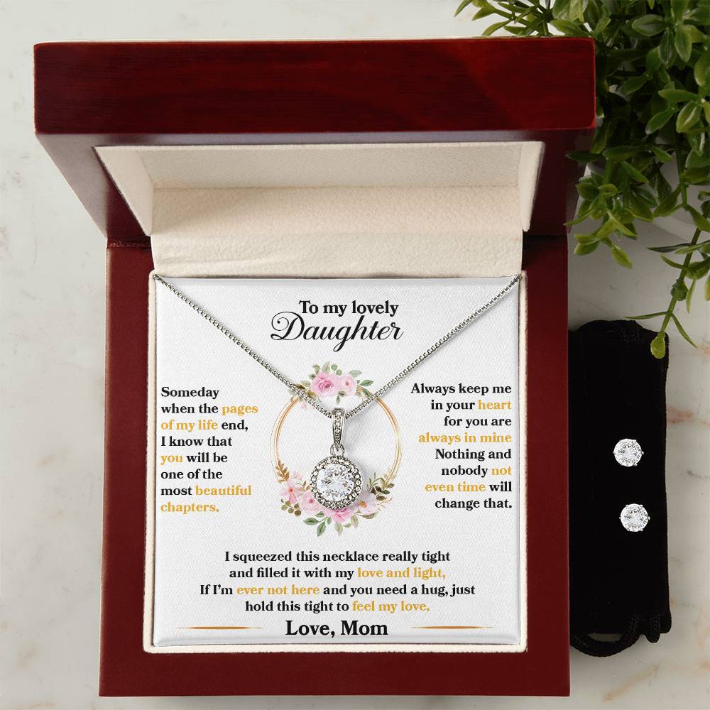 Daughter Eternal Hope Necklace and Earring Set