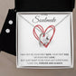 Soulmate Heart Necklace and Earring Set