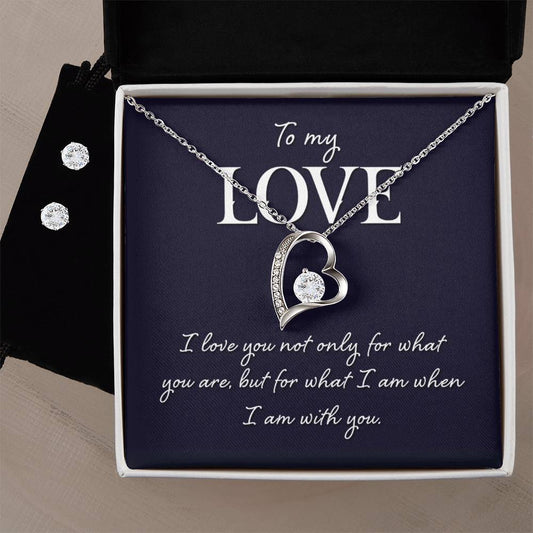 My Love Necklace and Earring Set