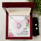 Sister Noun Heart Necklace and Earring Set