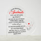 To My Soulmate Heart Plaque Gift for Wife Girlfriend Husband