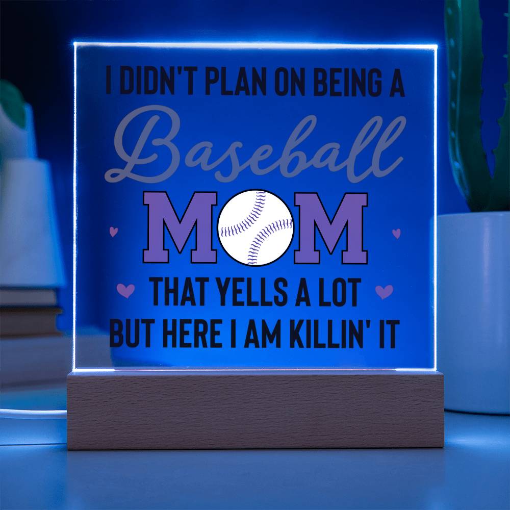 Baseball Mom Acrylic Plaque