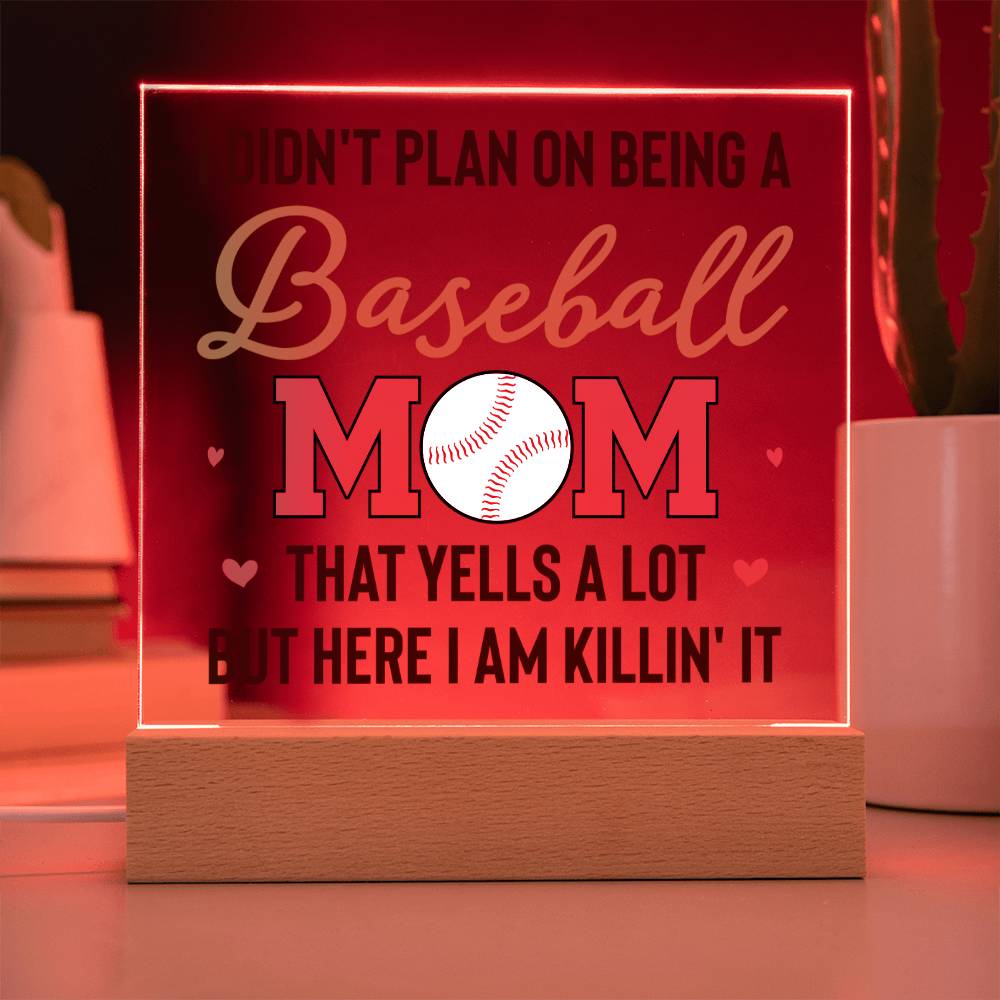 Baseball Mom Acrylic Plaque