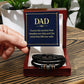 Dad Anchor Your Forever Men's Bracelet