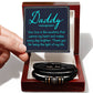 Daddy Love Your Forever Men's Bracelet
