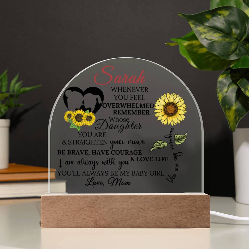 Personalized Sunflower