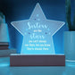 Sisters Star Acrylic Plaque