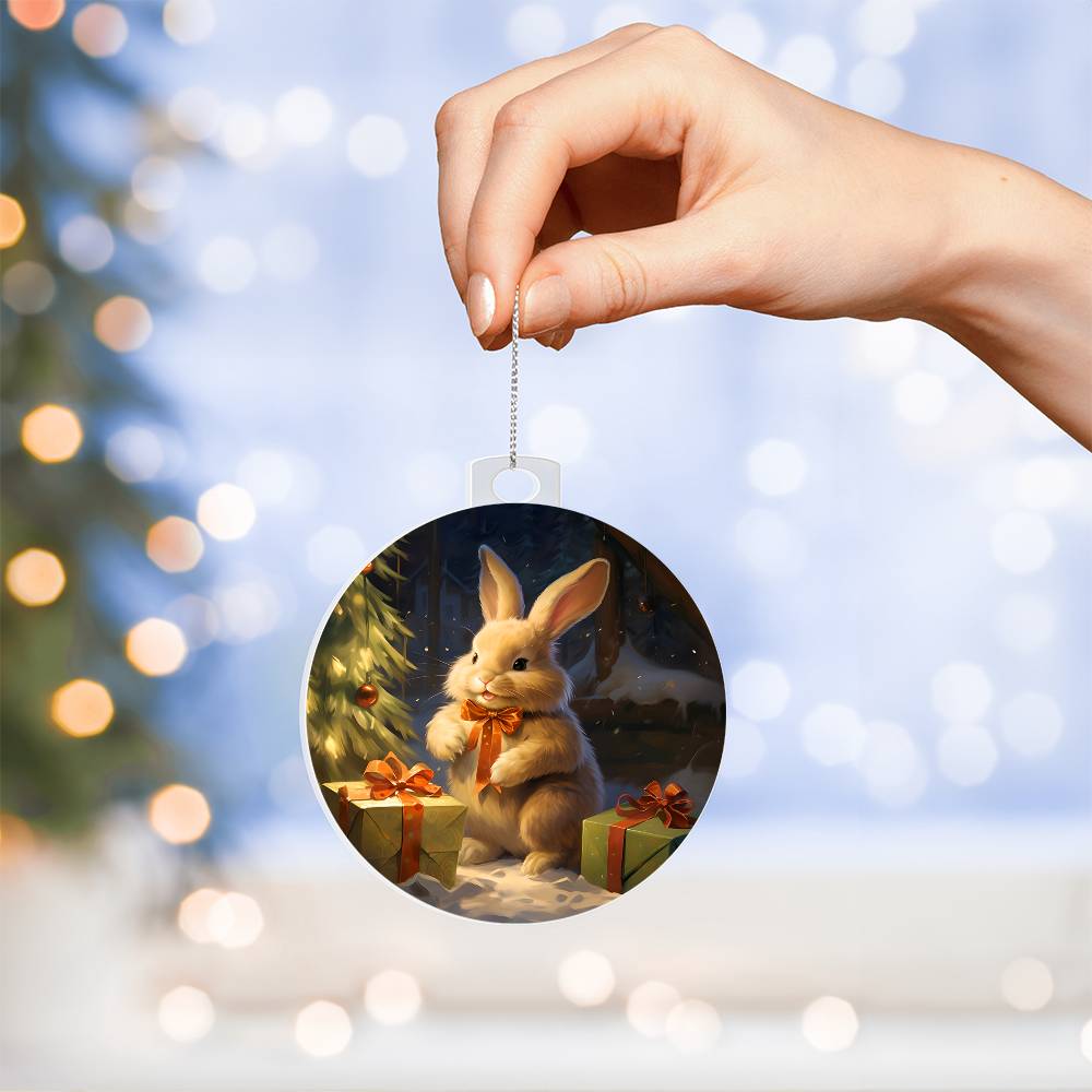 Bunny Christmas Tree Ornament