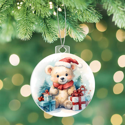 Teddy Bear Christmas Tree Ornament