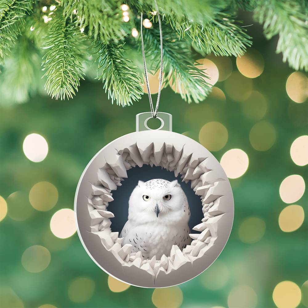 Owl Acrylic Ornament