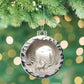 Acrylic Christmas Ornament Snowy Woods 3D Effect