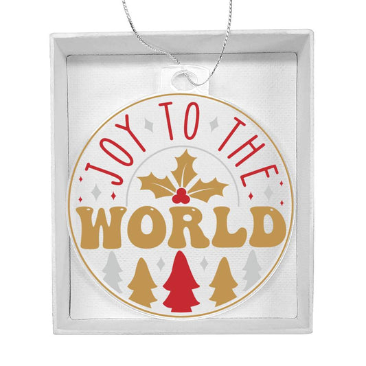 Joy to The World Christmas Ornament