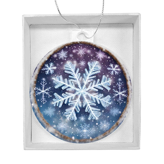 Snow Days Snowflake Christmas Ornament