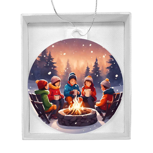 Snow Day Hot Chocolate Christmas Ornament