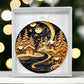 Village Quilling Effect Acrylic Ornament