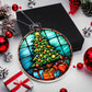 Christmas Tree Stained Glass Acrylic Ornament