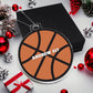 Personalized Basketball Player Christmas Tree Ornament