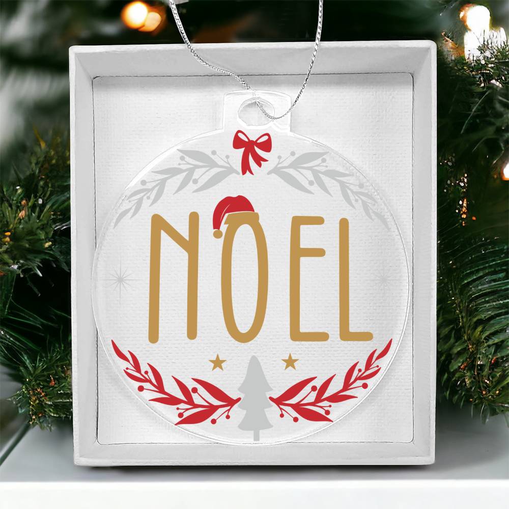 Noel Christmas Ornament