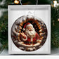 Santa Acrylic Ornament