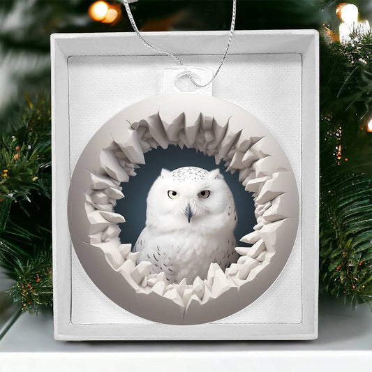 Owl Acrylic Ornament