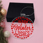 Winter Wishes Acrylic Christmas Ornament