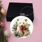 Bear Acrylic Christmas Ornament