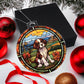 Beagle Acrylic Christmas Ornament