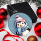 Winter Penguin Christmas Ornament