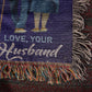 To My Wife Woven Throw Blanket Gift