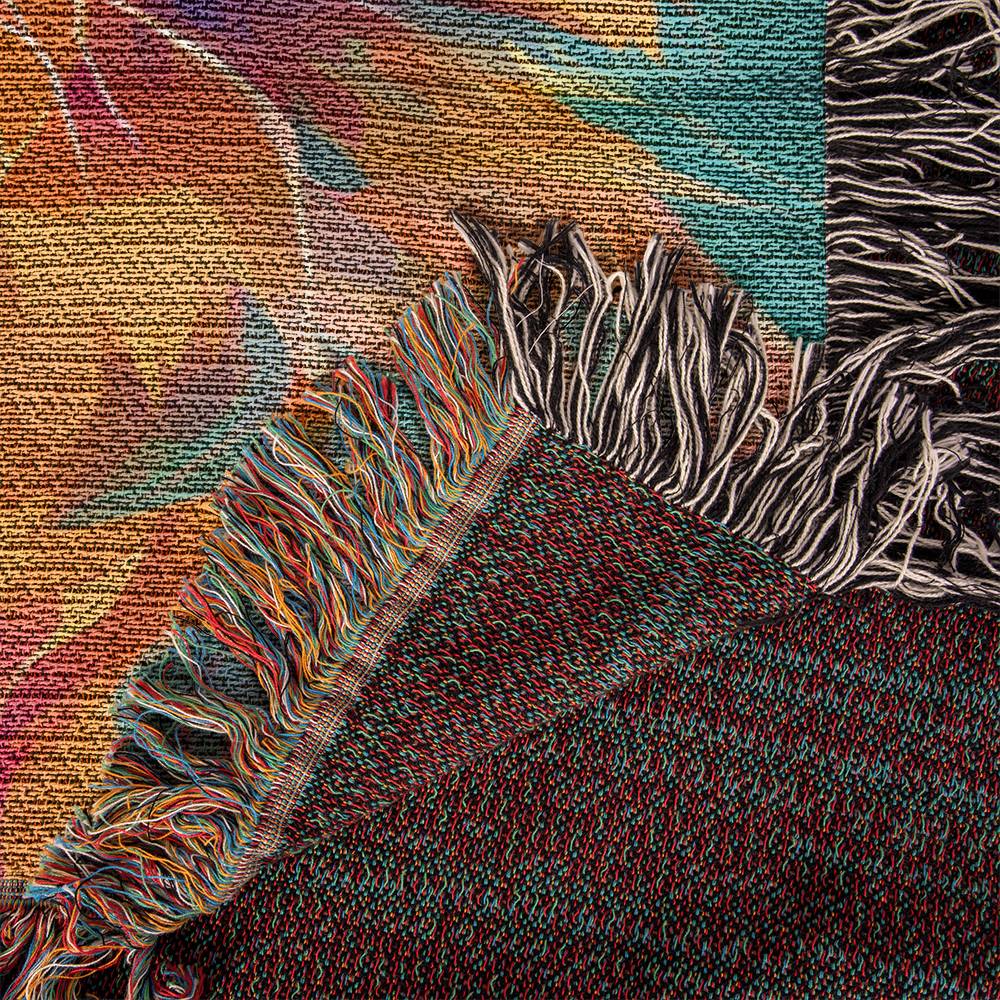 Golden Retriever Woven Blanket Tapestry