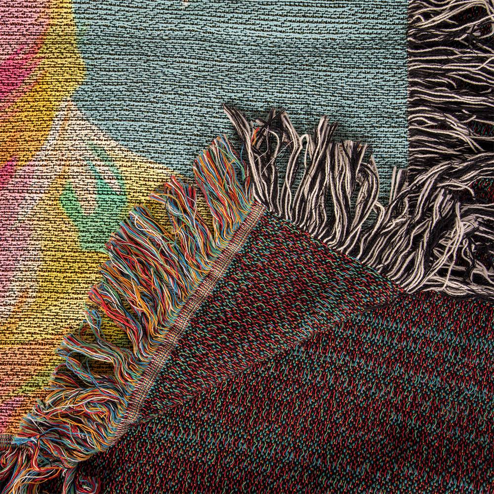 Pastel Labrador Retriever Woven Blanket Tapestry