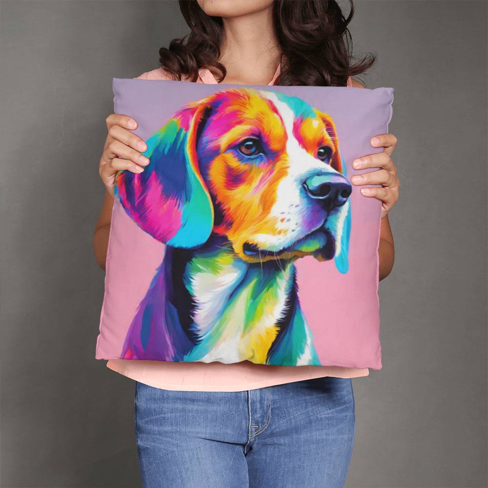Beagle Dog Pillow in 5 Sizes
