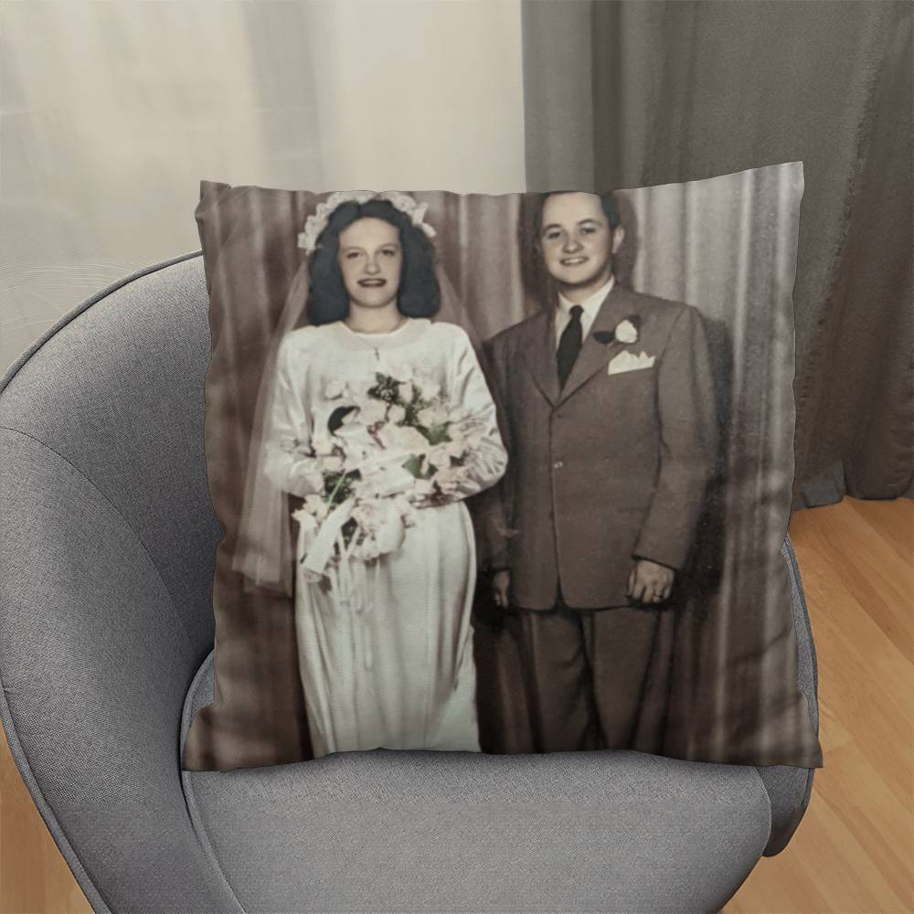 Wedding Anniversary 2 Sided Pillow Gift