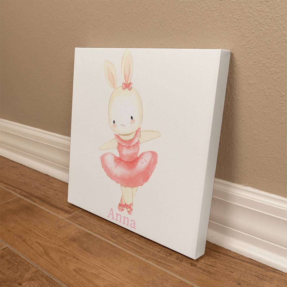 Ballerina Bunny Canvas Picture