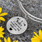 A Sister Is Someone to Dream, Cry, Sing, Laugh With Engraved Bangle Bracelet