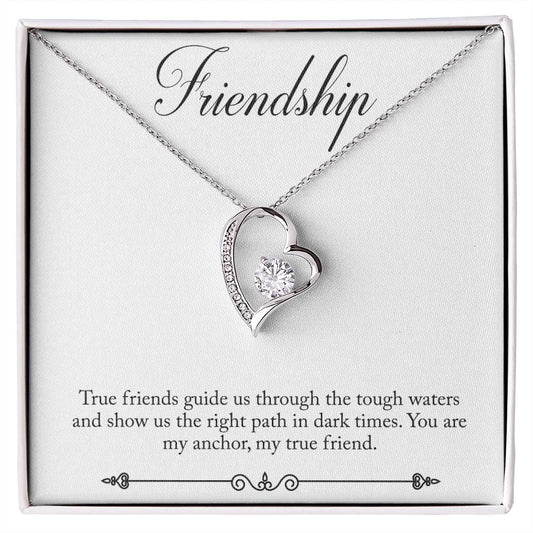 Friendship Heart Necklace Gift