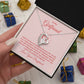 To My Girlfriend - From The Day You Walked into My Life Heart Necklace Gift