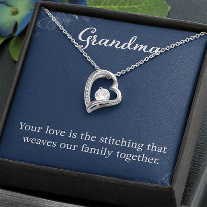 Grandma Heart Necklace Gift
