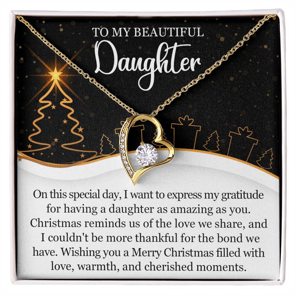 To My Daughter Necklace, Daughter Father Necklace, Daughter Christmas Gifts
