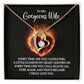 To My Gorgeous Wife - Every Time I See You Heart Necklace Gift