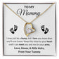 Mommy to Be From Tummy Heart Necklace Gift
