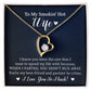 Smoking Hot Wife Humerous Heart Necklace Gift