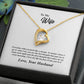 Wife  Heart Necklace Gift
